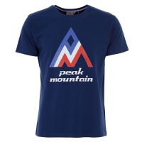 Peak Mountain T-shirt manches courtes homme CIMES Tmavě modrá