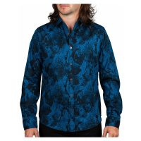 košile pánská s dlouhým rukávem WORNSTAR - Blue Viper