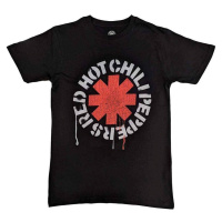 Red Hot Chili Peppers Tričko Stencil Unisex Black