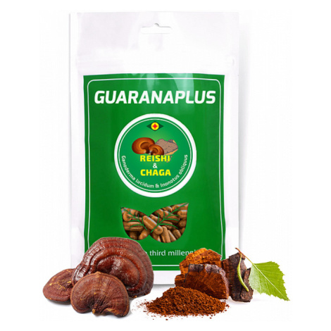 GUARANAPLUS Reishi+Chaga XL 400 kapslí