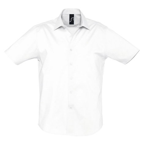 SOĽS Broadway Pánská košile SL17030 Bílá