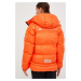 Sportovní bunda adidas by Stella McCartney oranžová barva, oversize