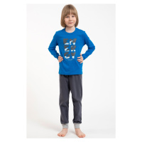 Chlapecké pyžamo Italian Fashion Vojtěch - Energy Modro-šedá