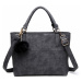 Černá kvalitní dámská kabelka s ozdobou Lusiel Lulu Bags