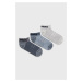 Dětské ponožky Skechers (3-pack) fialová barva