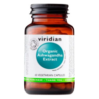 Viridian Nutrition Viridian Organic Ashwagandha Extract (Indický ženšen) 60 kapslí