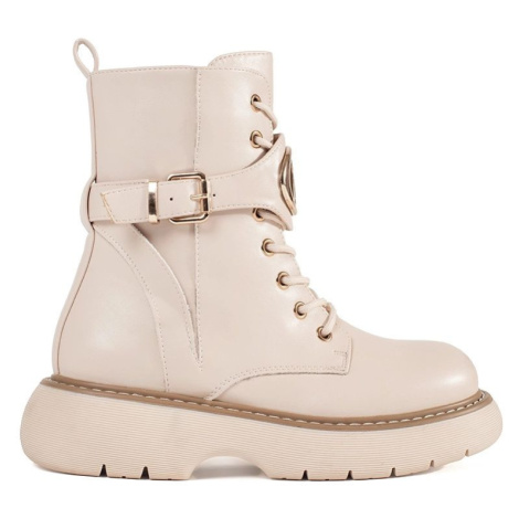 Originální dámské kotníkové boty na platformě