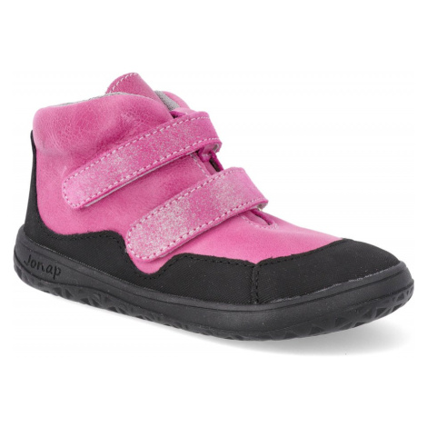 Barefoot dětské kotníkové boty Jonap - Bella M růžové