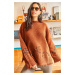 Olalook Sweater - Brown - Regular fit