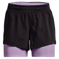 Dámské šortky Under Armour Iso-Chill Run 2N1 Short-GRY