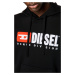 Mikina diesel s-ginn-hood-div sweat-shirt černá