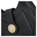 Luxusní dámská kožená kabelka přes rameno Terceo, černá