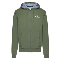 Aquascutum ACTIVE SMALL LOGO FZ HOODIE AA_B004_SW010 Zelená