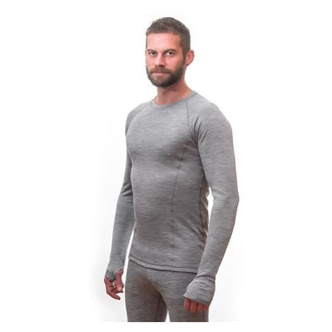 SENSOR MERINO BOLD pánské triko dl.rukáv cool gray