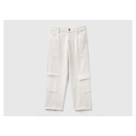 Benetton, Cargo Trousers In Cotton United Colors of Benetton