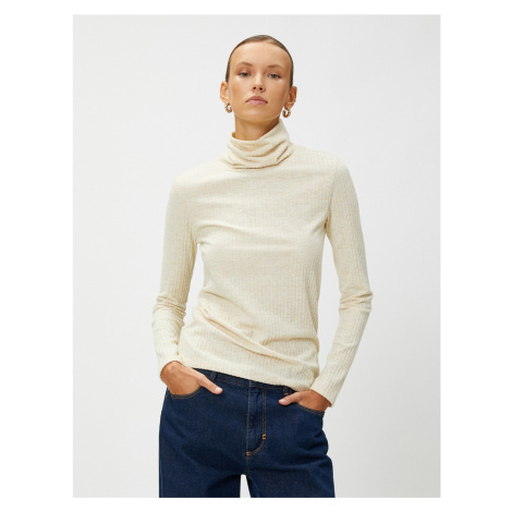 Koton Long Sleeve T-Shirt Turtleneck Soft Textured
