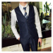 Luxusní pánská vesta k obleku Chaleco Hombre