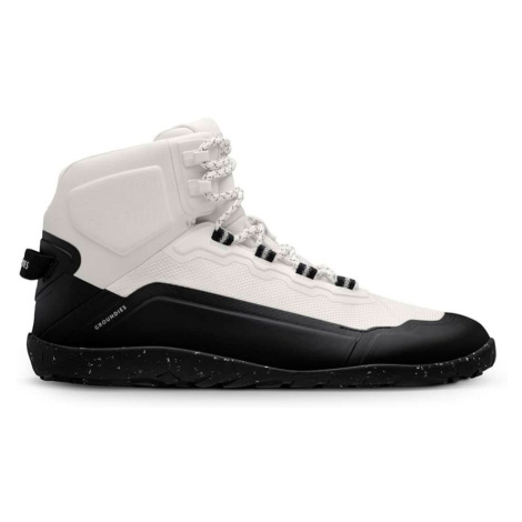 GROUNDIES ALL TERRAIN HIGH Off-white / Black | Dámské barefoot pohorky