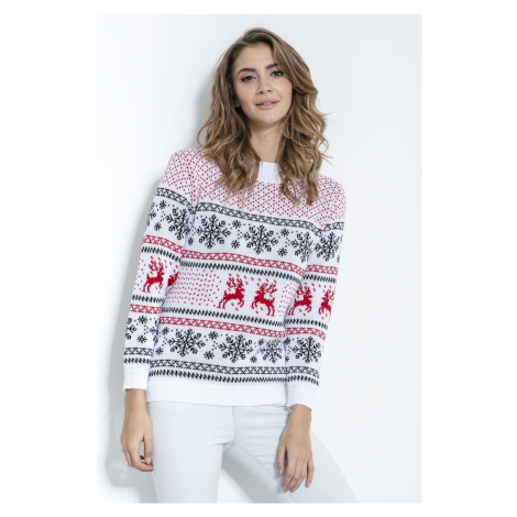 Teplý svetr s vánočním motivem