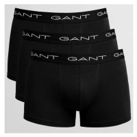 3PACK pánské boxerky Gant černé