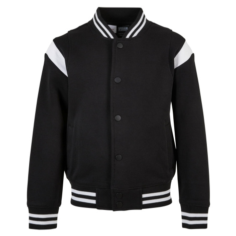 Chlapecká vložka College Sweat Jacket černo/bílá Urban Classics