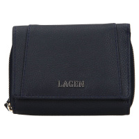 Dámská kožená peněženka Lagen Liana - tmavě modrá