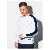 Men's hoodless sweatshirt OM-SSNZ-22FW-010 - V3 white