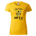 DOBRÝ TRIKO Dámské tričko s potiskem BAR-B-Q Barva: Žlutá