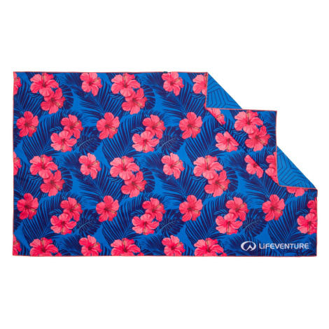 Rychleschnoucí osuška LifeVenture Printed SoftFibre Trek Towel Barva: růžová/modrá