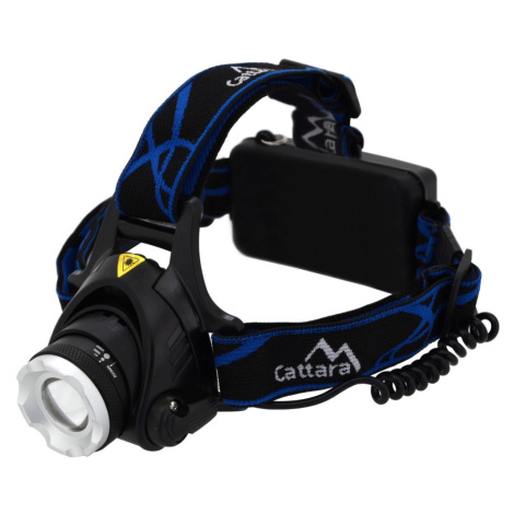 Čelovka Cattara LED 570lm ZOOM Barva: černá/modrá