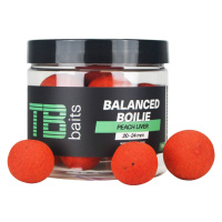 Tb baits vyvážené boilie balanced + atraktor peach liver 100 g 20-24 mm