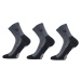 3PACK ponožky VoXX tmavě šedé (Barefootan-darkgrey) M