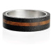Gravelli Betonový prsten antracitový Simple Wood GJRUWOA001