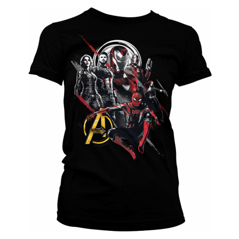 Marvel Comics tričko, Avengers Heroes Girly, dámské HYBRIS
