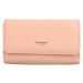 Elegantní dámská koženková peněženka Žofie, růžová