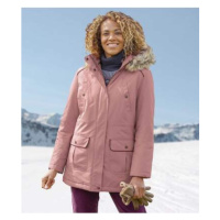 Parka Atlas for Women s kapucí lemovanou umělou kožešinou