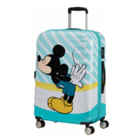 AT Dětský kufr Wavebreaker Disney Spinner 67/26 Mickey Blue Kiss, 47 x 26 x 67 (85670/8624)