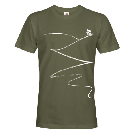 Pánské tričko pro milovníky horských kol BezvaTriko