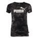 Puma ESSENTIALS + MARBLEIZED TEE Dámské tričko, černá, velikost