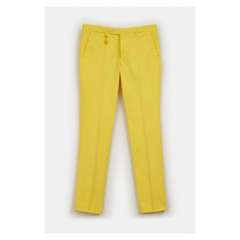 Kalhoty manuel ritz trousers žlutá
