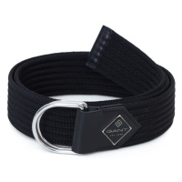 OPASEK GANT D1. DIAMOND G WEBBING BELT černá