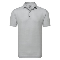 Footjoy Octagon Print Lisle White Polo košile