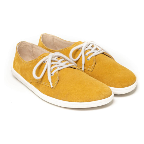 Barefoot polobotky Be Lenka - City Mustard & White