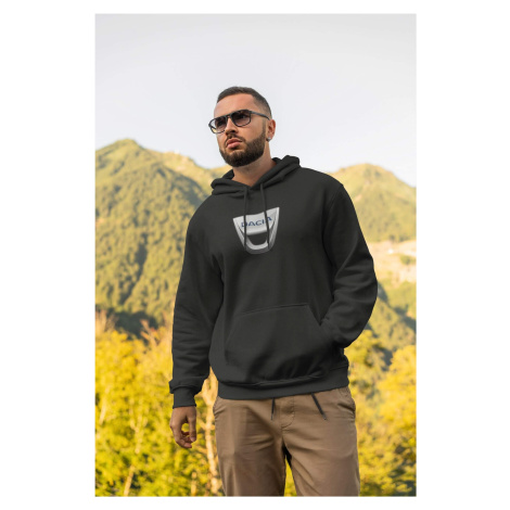 Pánská mikina s logem auta Dacia Barva: Černá