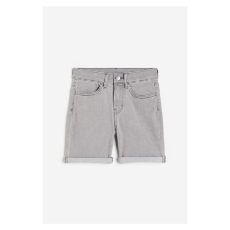H & M - Džínové šortky Slim Fit - šedá H&M