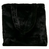 Taška // Urban Classics / Fake Fur Tote Bag black