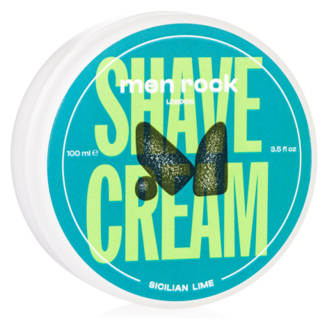 Men Rock London Krém na holení Sicilian Lime (Shave Cream) 100 g