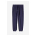 H & M - Teplákové kalhoty Regular Fit - modrá