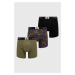 Boxerky Calvin Klein Underwear 3-pack pánské, zelená barva, 000NB3529E