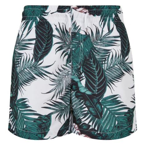 Boys Pattern Swim Shorts - palm leaves aop Urban Classics
